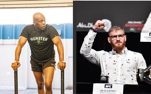 Jon Jones (left), Jan Blachowicz (right) [Credits: @jonnybones, @janblachowicz via Instagram]