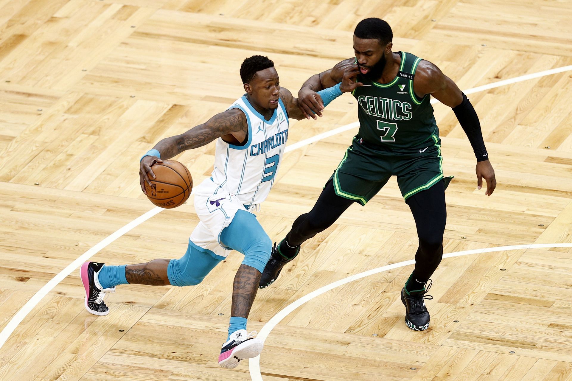 The Charlotte Hornets and the Boston Celtics will face off at Spectrum Center on Monday