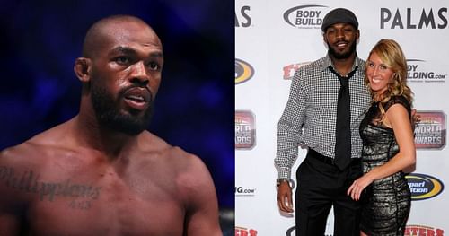 Jon Jones shares video with fiance Jessie Moses