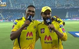 IPL 2021: [Watch] "We are the Chennai boys making all the noise everywhere we go" - Bravo and Jadeja celebrates by singing the chant