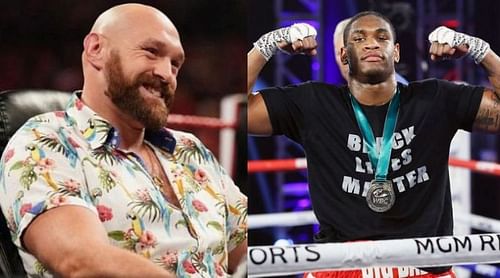 Tyson Fury (left) and Jared Anderson (right)