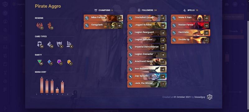 Pirate Burn has great options to ping nexus and units together (Image via mobalytics)