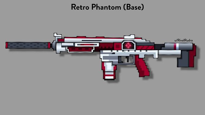Fan designs Valorant weapon skin concept inspired by 8-bit retro art