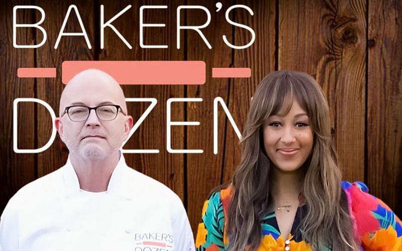 Co-hosts of Baker&#039;s Dozen Bill Yosses and Tamera Mowry-Housley (Image via Sportskeeda)