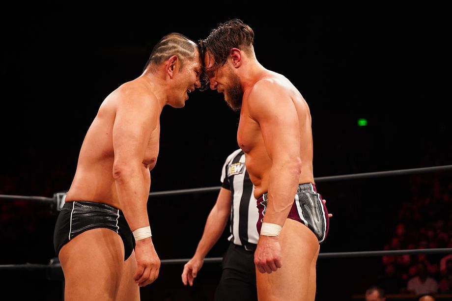 Bryan Danielson and Minoru Suzuki brawled on AEW Rampage Buy-In.