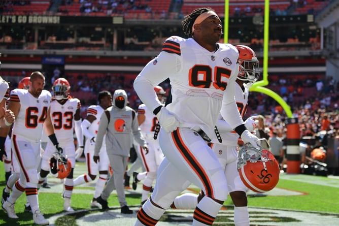 Myles Garrett says NFL drug-testing him for a hilarious reason