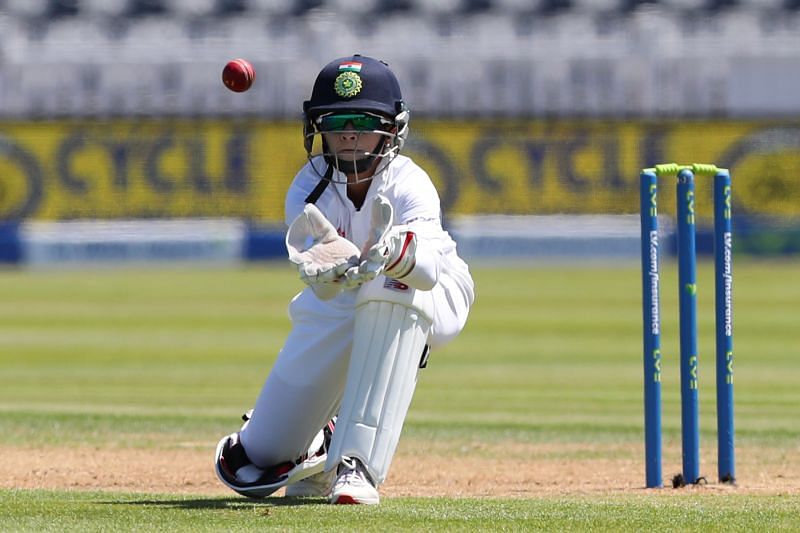 India women wicket-keeper Taniya Bhatia. Pic: Getty Images