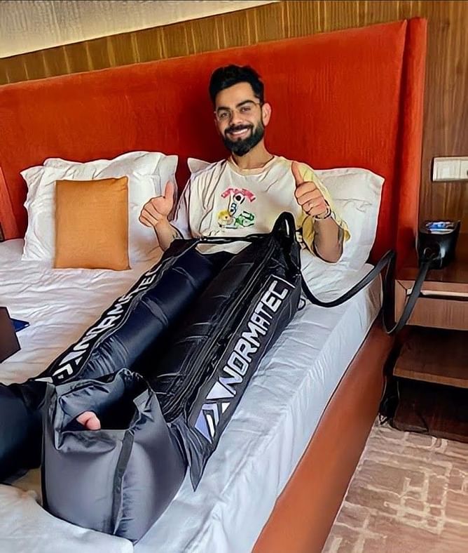 IPL 2021: [Watch]- Virat Kohli enjoys his 'downtime' ahead of the crucial Eliminator clash against KKR