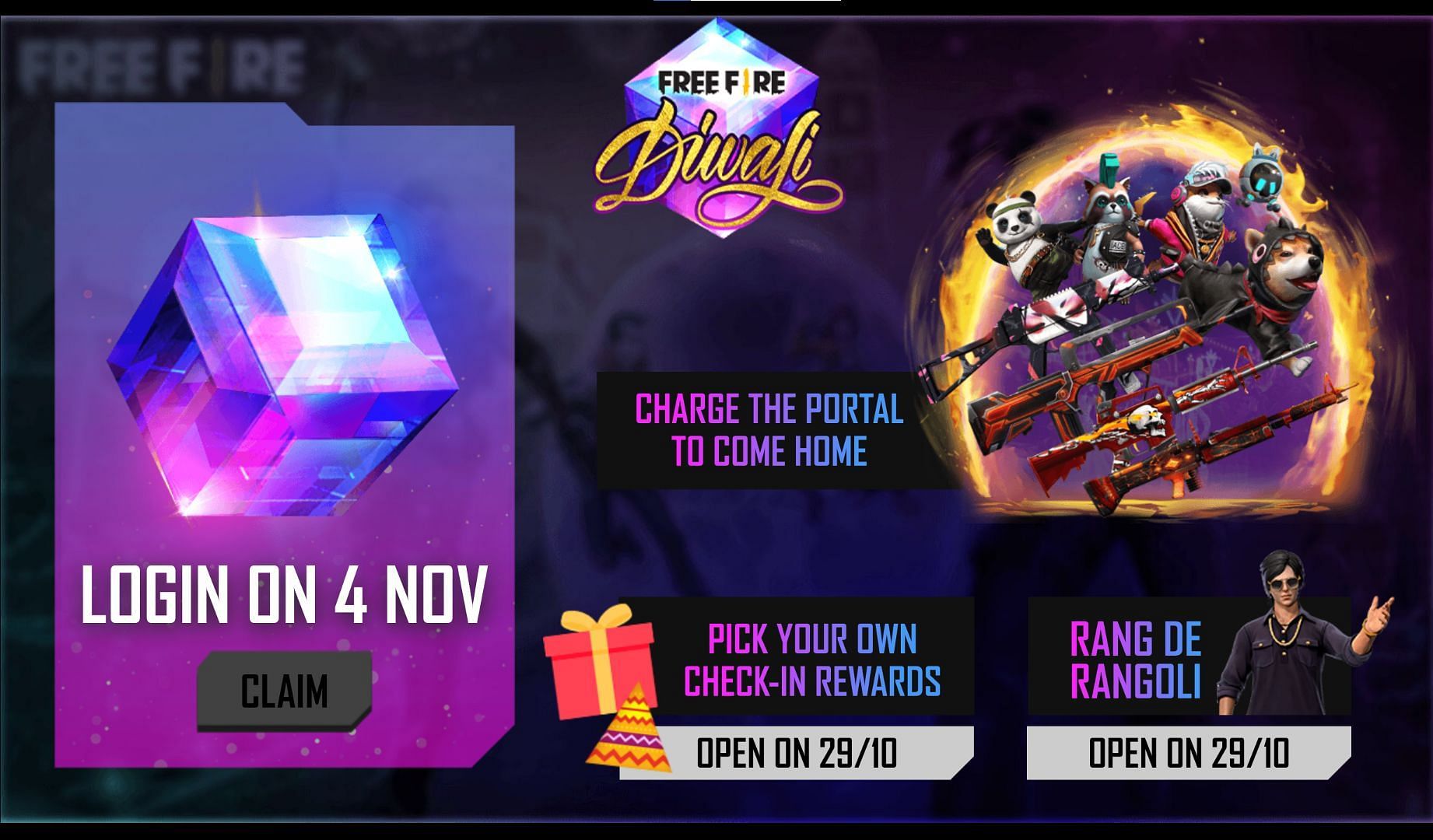 A Free Magic Cube will be available to the users (Image via Free Fire)