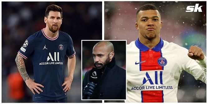 "It's Kylian Mbappe's team" - Thierry Henry believes Lionel Messi is 'isolated' at PSG and that Mbappe is currently making the team shine most