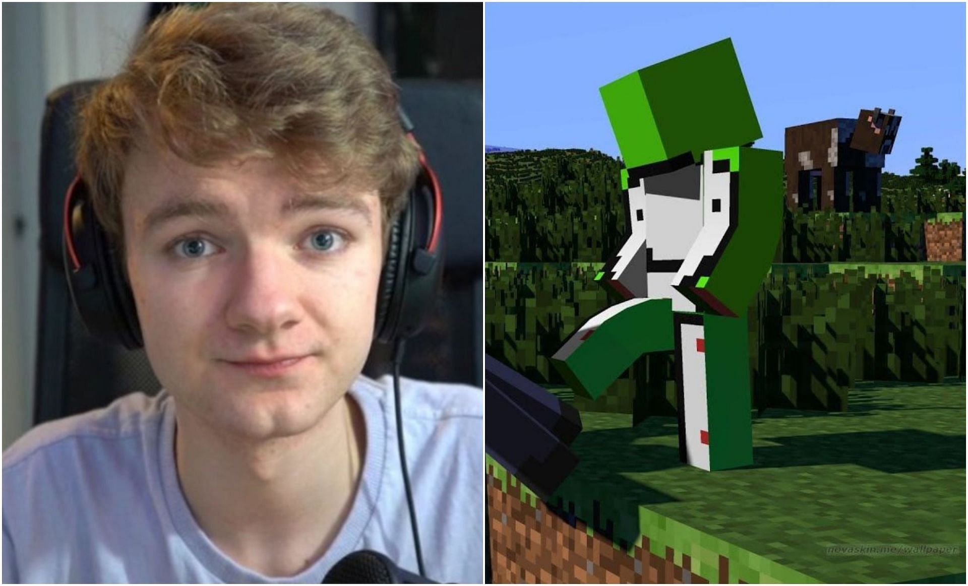 Minecraft streamer TommyInnit (Image via TommyInnit and Dream)