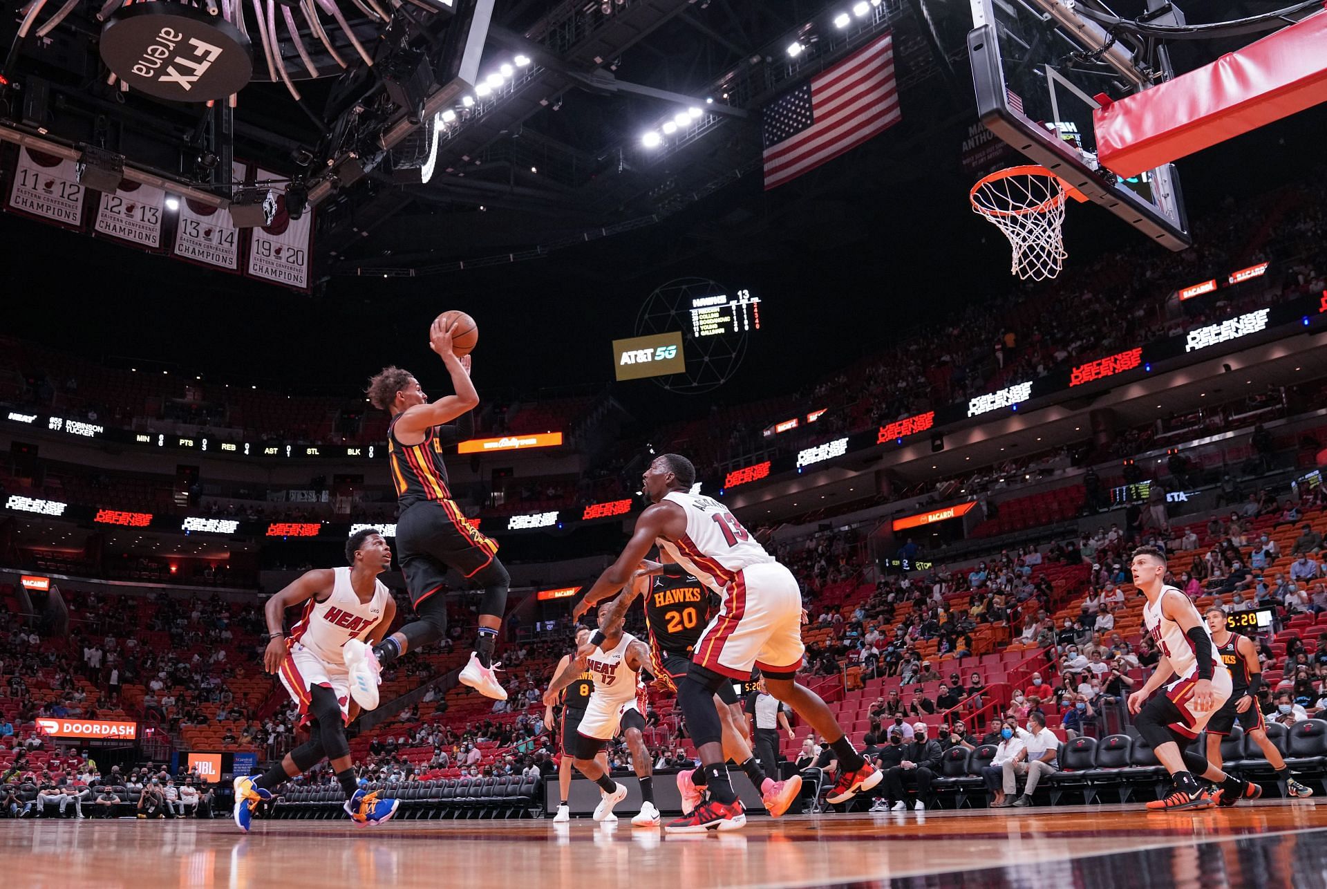 The Atlanta Hawks will host the Miami Heat in a preseason game on Oct. 14th