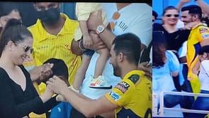 IPL 2021: Deepak Chahar proposes to his girlfriend at Dubai International Cricket Stadium [Watch]