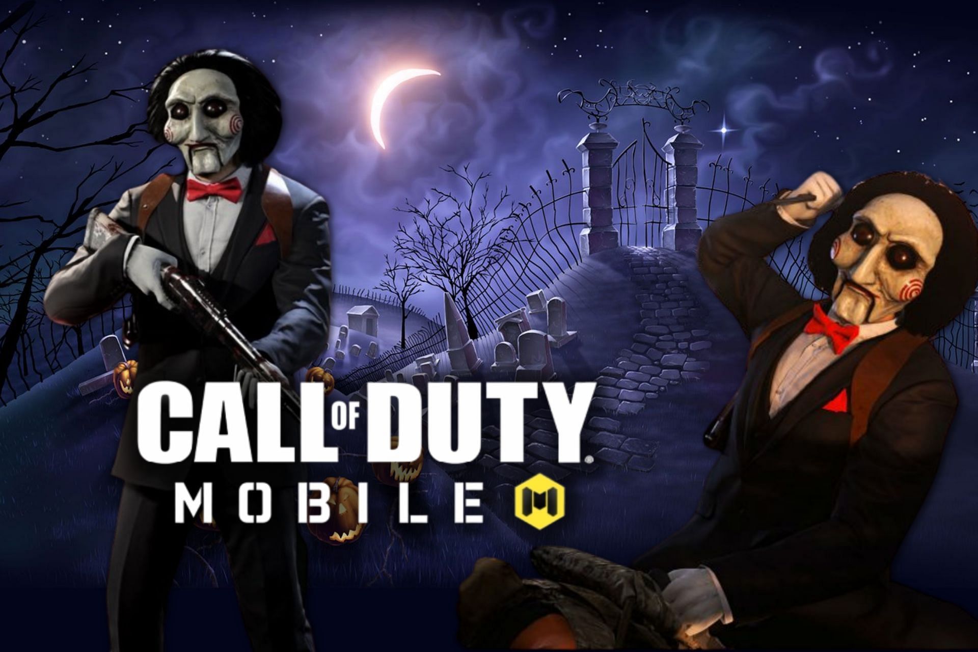 Billy the Puppet from the SAW franchise is coming to COD Mobile as a part of a Halloween collaboration in Season 9 &quot;Nightmare&quot; (Image via Sportskeeda)