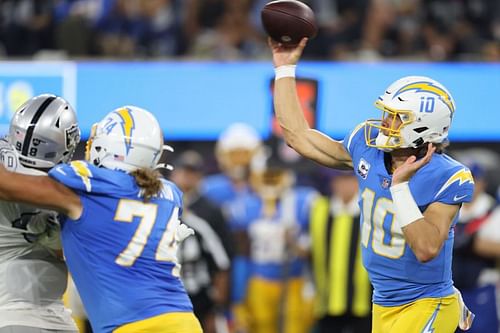 Los Angeles Chargers quarterback Justin Herbert