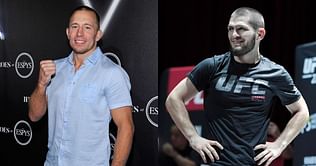 "This guy is my MMA hero" - Khabib Nurmagomedov is all praise for Georges St-Pierre after their recent meeting