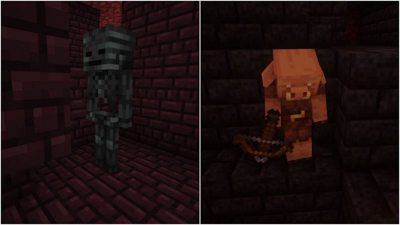 Mobs found in them (Image via Minecraft)