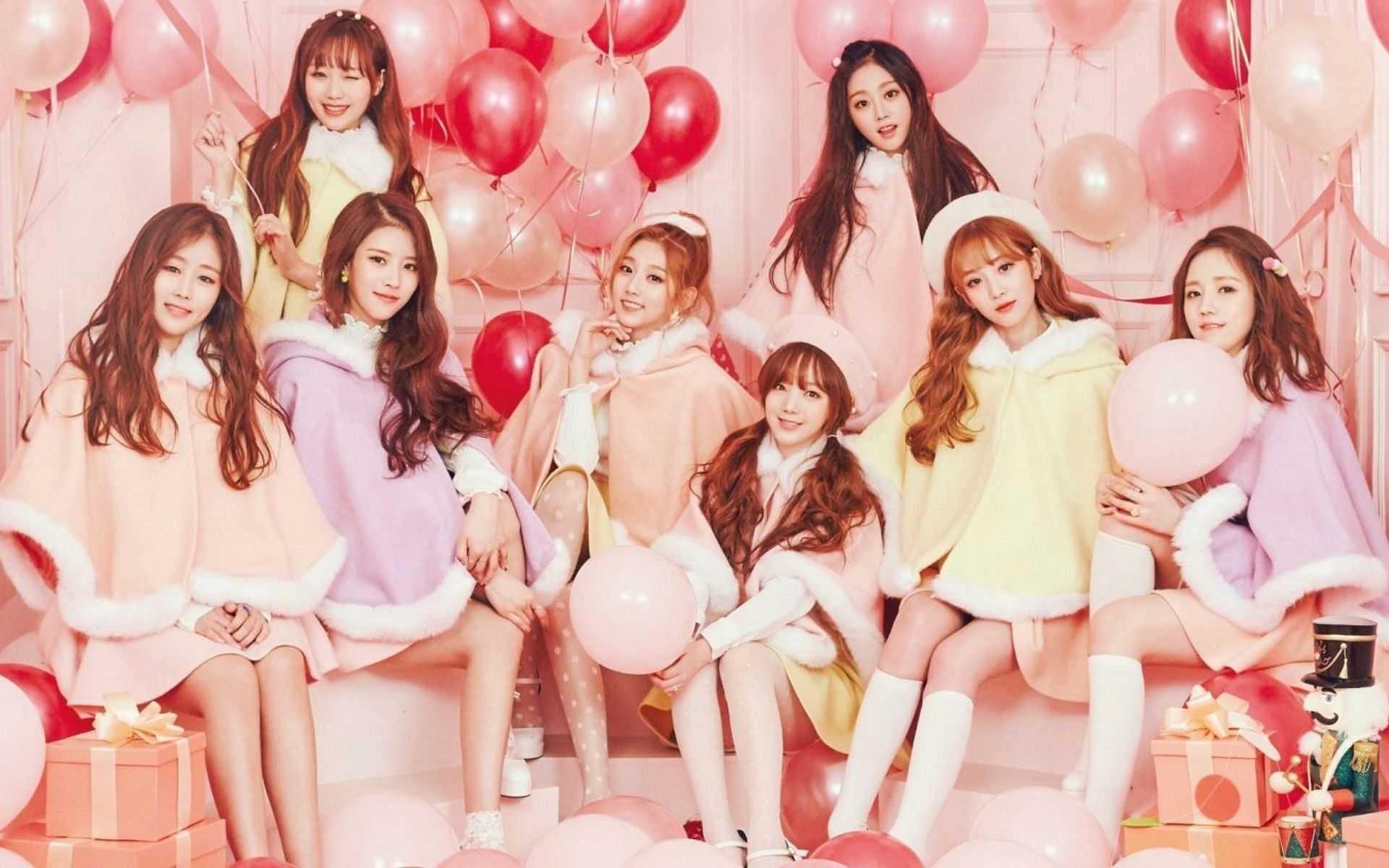 Members of Lovelyz hint at their frustration regarding the group&#039;s future (Image via Woollim Entertainment)