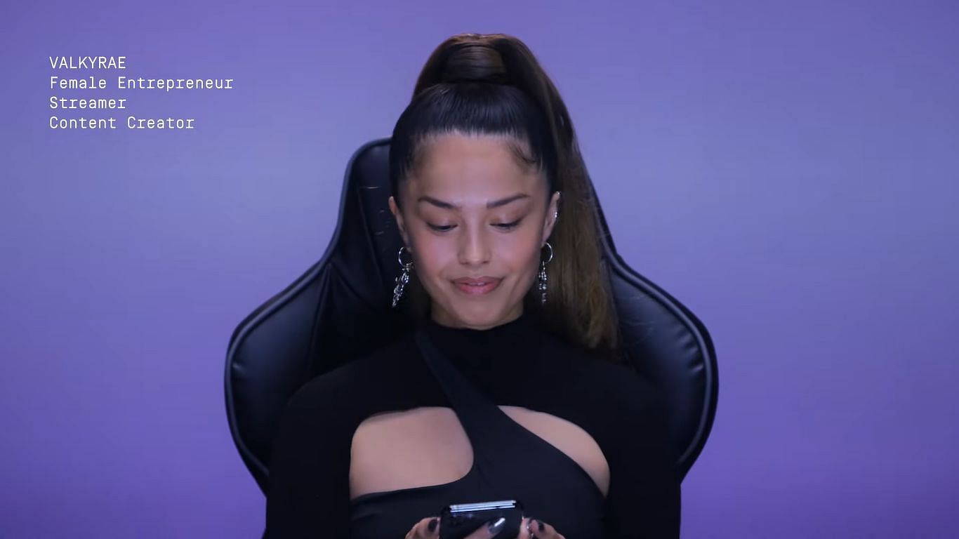 Valkyrae under fire for her new skincare products (Image via Valkyrae YouTube)