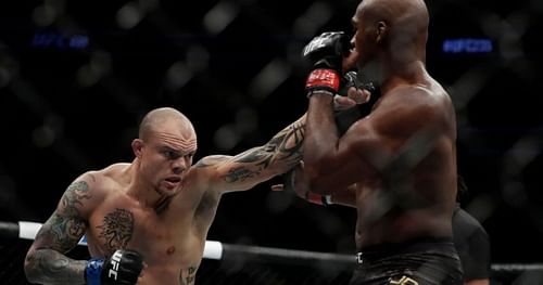 UFC light heavyweight fighter Anthony Smith (left) and former champion Jon Jones (right)
