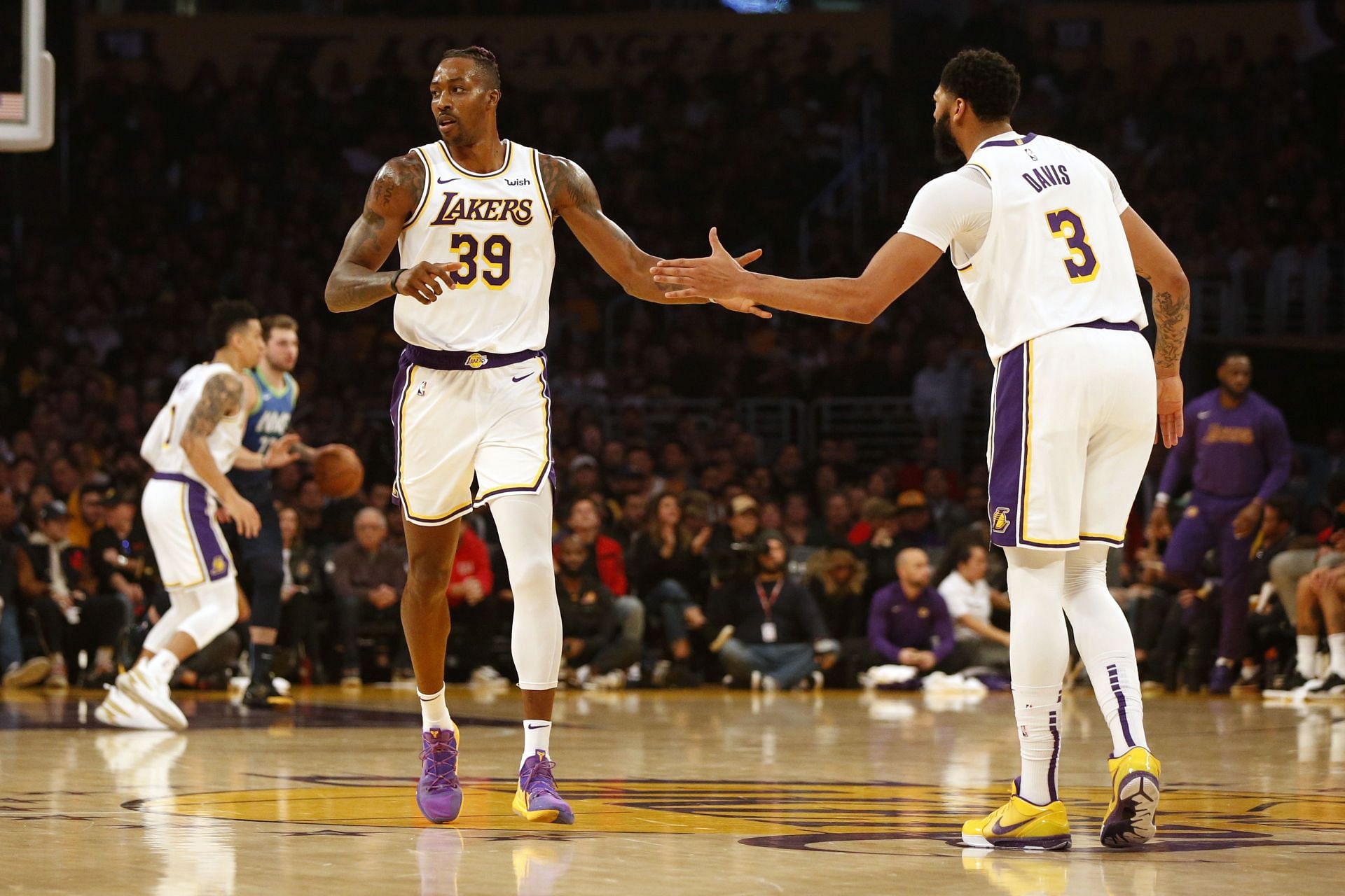 Dwight Howard addressed his altercation with Anthony Davis at the LA Lakers postgame press conference