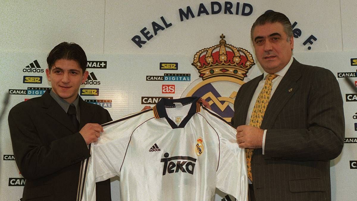 Ognjenovic being unveiled by Real Madrid (Photo courtesy: AS)