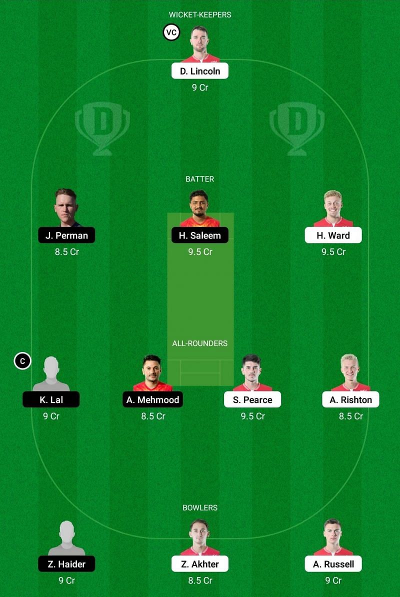 ENG-XI vs SPA Dream11 Team - 1