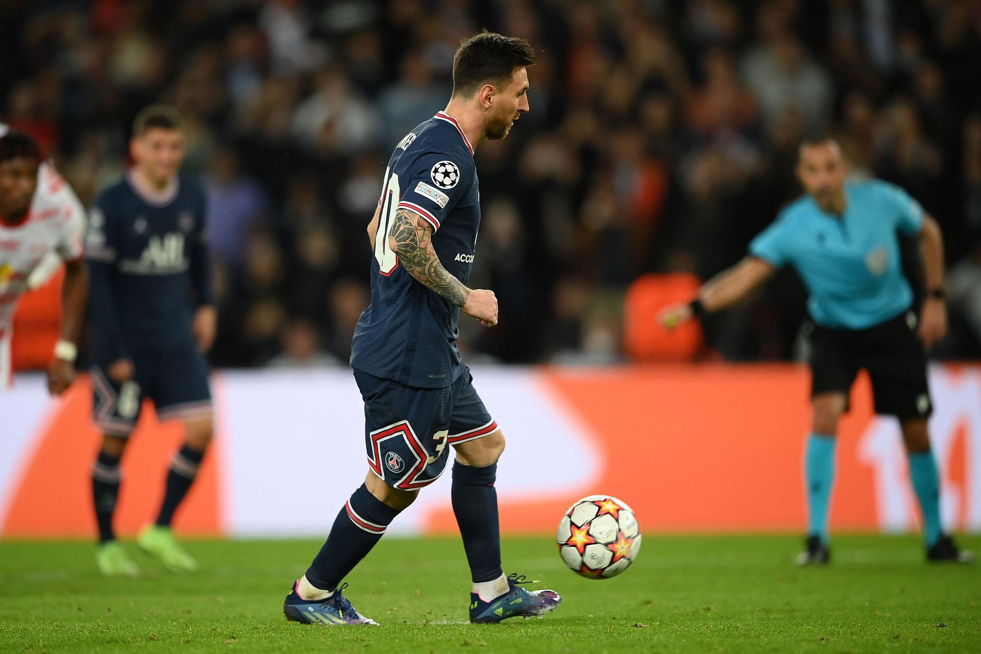 Lionel Messi in action for PSG in the Ligue 1 clash with Marseille last weekend