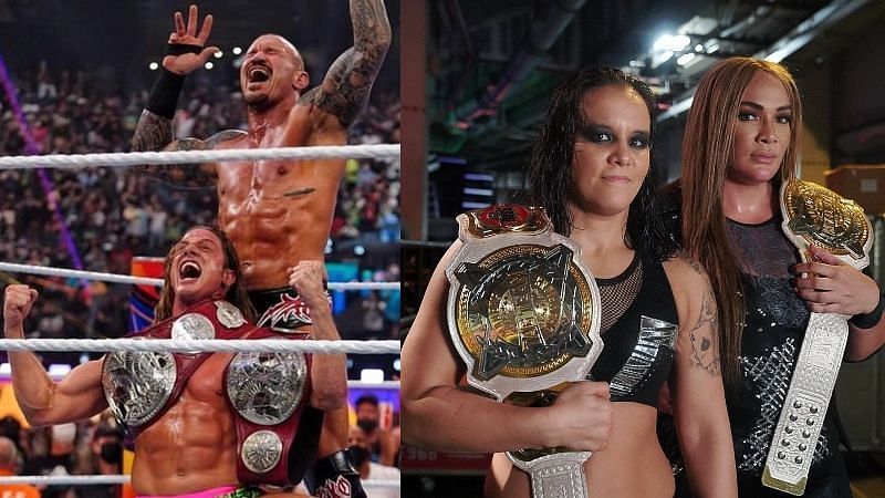 WWE में 2021 में कई सिंगल्स सुपरस्टार्स टैग टीम चैंपियन बन चुके हैं