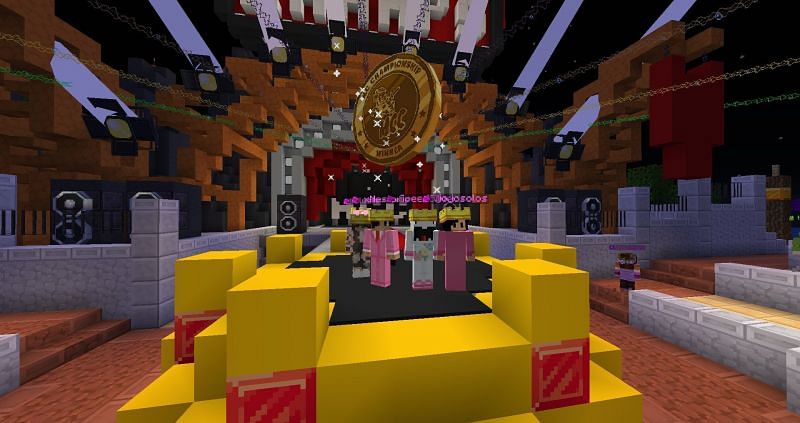 Minecraft Championship Rising ended with an overwhelming final round sweep from Team Pink Parrots (Image via MCChampionship_ on Twitter)