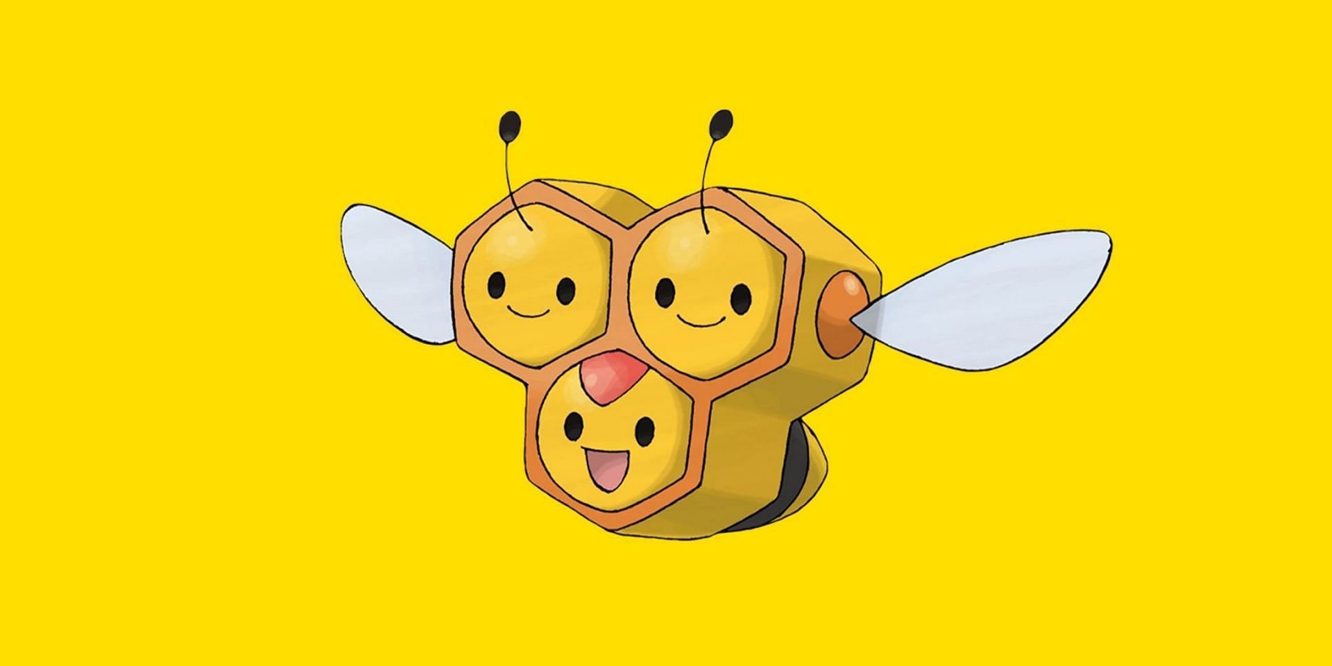 Official Artwork for Combee in the main series of Pokemon games. (Image via The Pokemon Company)
