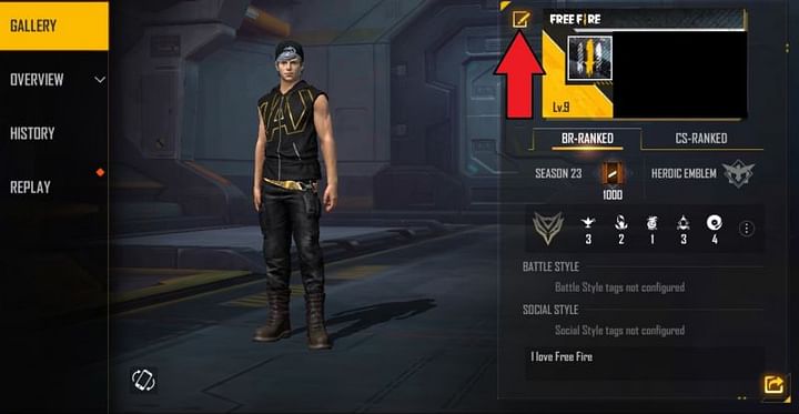 free fire max name top 10 stylish