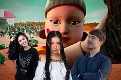 Valkyrae, Bella Poarch, and others react to MrBeast's real-life Squid Game proposition