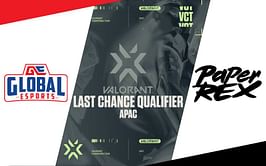 Global Esports vs Paper Rex - Valorant APAC Last Chance Qualifier: Prediction, head-to-head, livestream details, and more