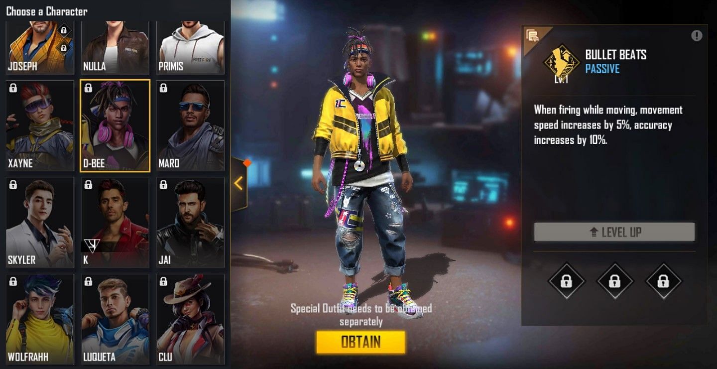 D-bee and his ability (Image via Free Fire)