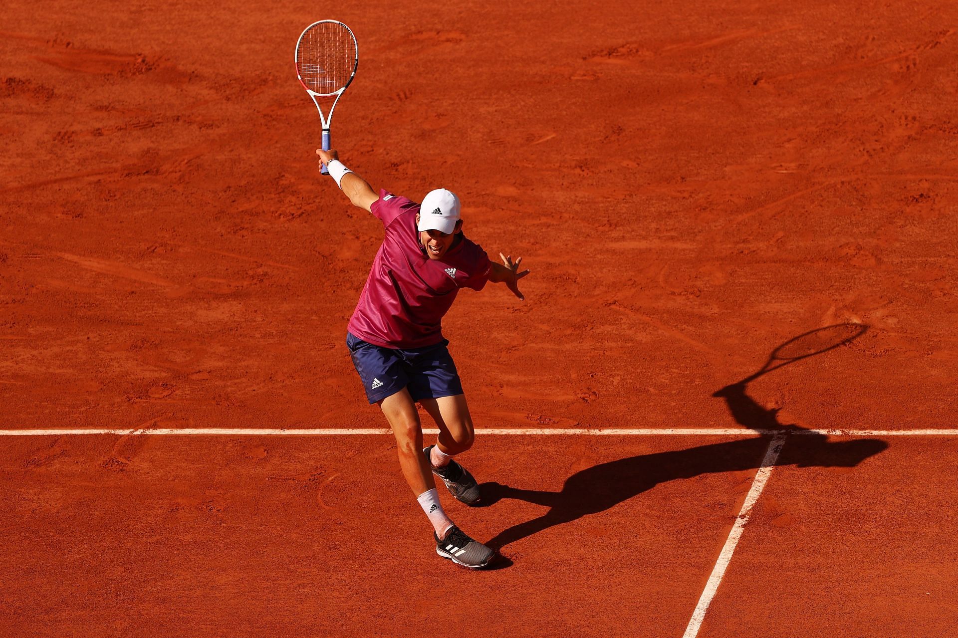 Dominic Thiem at the 2021 French Open - Day One