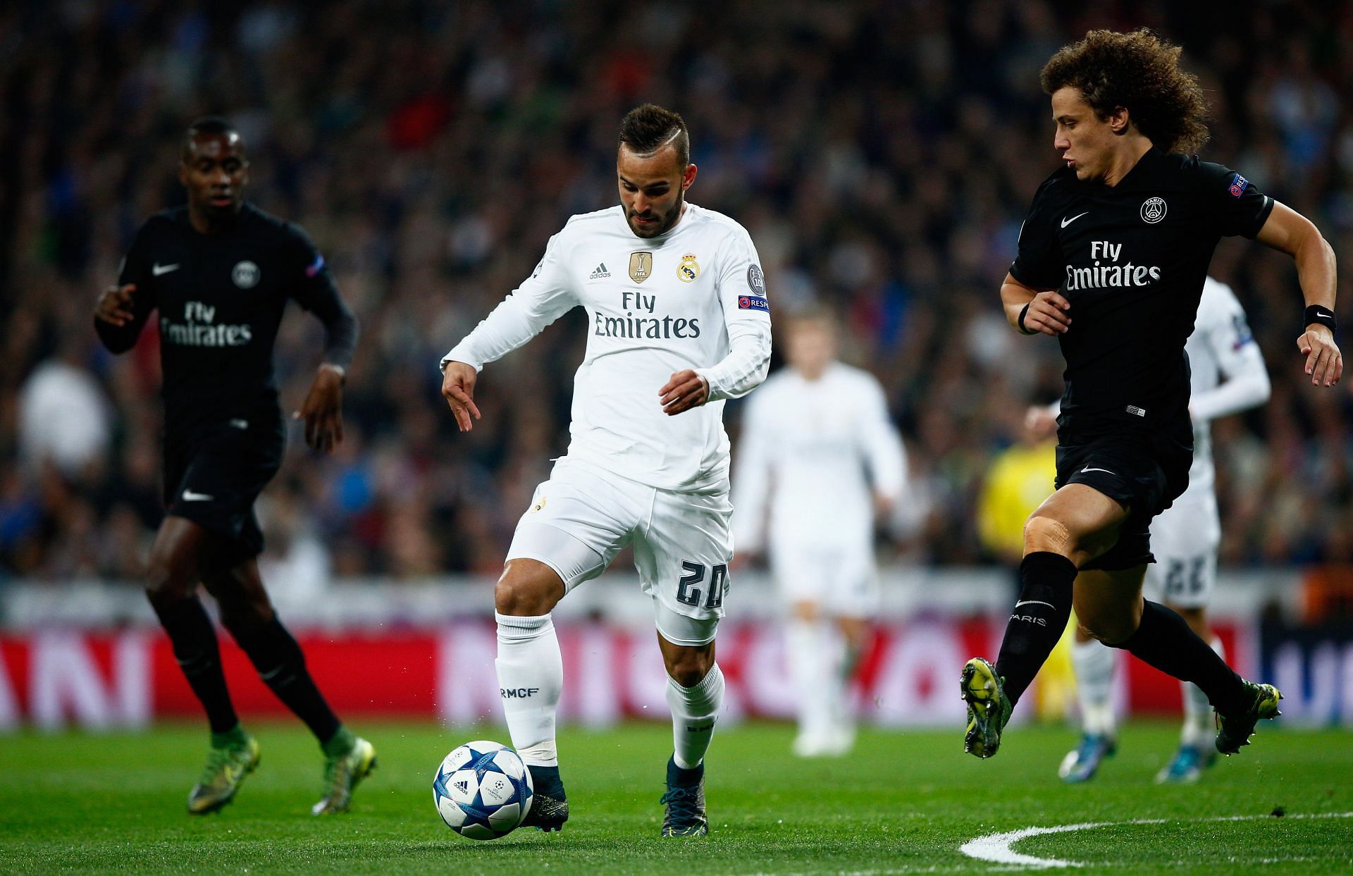 Jese playing for Real against PSG in the Champions League