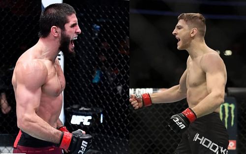 Islam Makhachev (left), Dan Hooker (right) [Images Courtesy: @islam_makhachev, @danhangman via Instagram]