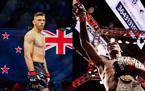 Dan Hooker (left) & Israel Adesanya (right)