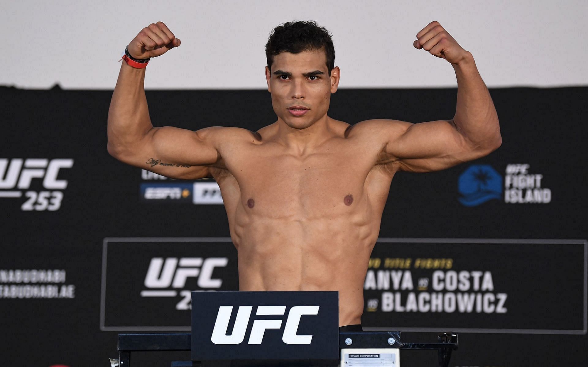Paulo Costa at the UFC 253 weigh-ins