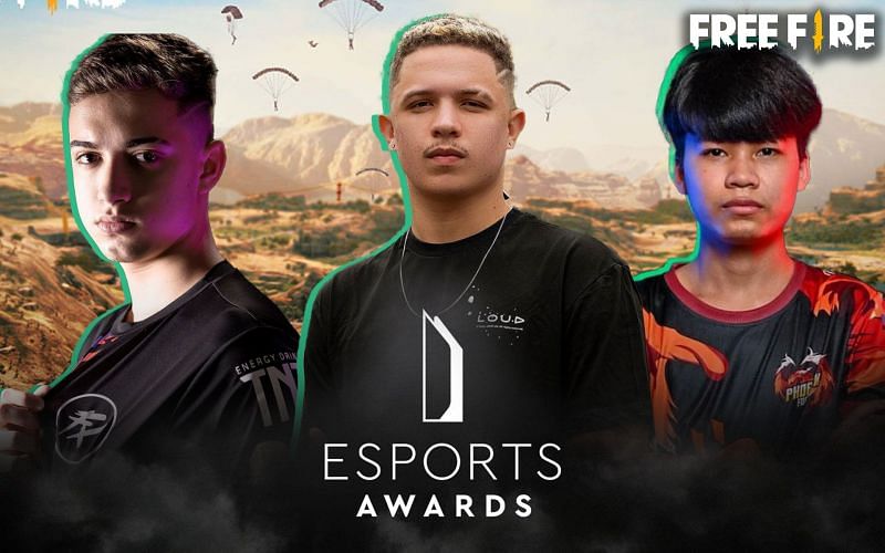 Nominees for Esports Mobile &quot;Player of the Year&quot; (Image via Sportskeeda)