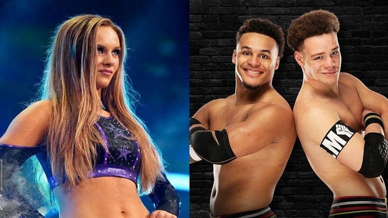 Anna Jay and Darius &amp; Dante Martin from Top Flight are some of the youngest wrestlers in AEW.