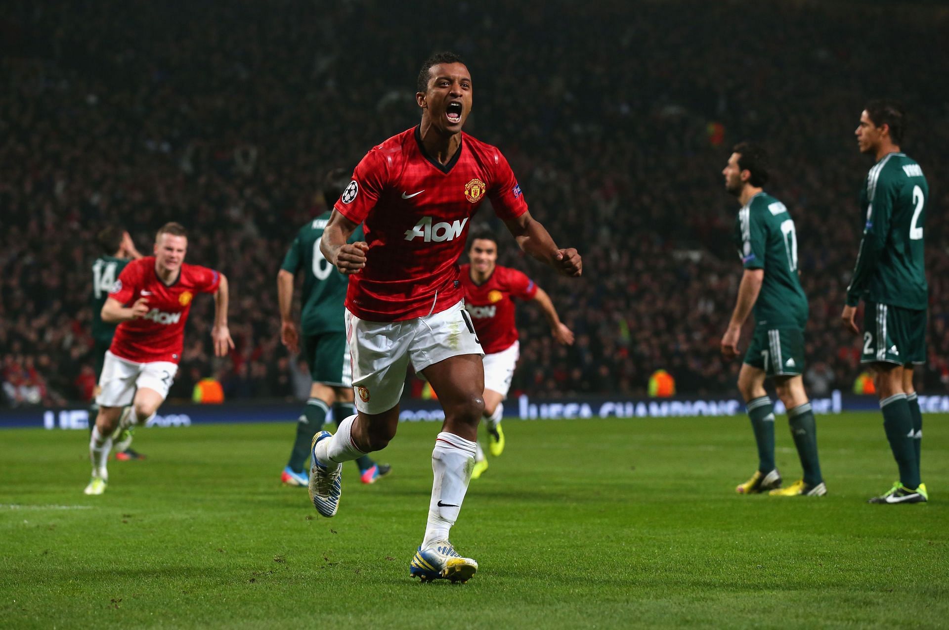 Nani remained at Old Trafford until 2015