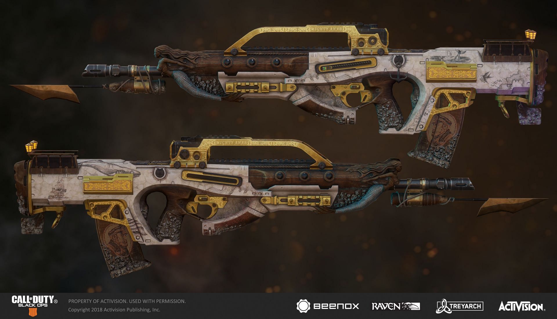 The Swordfish tactical rifle from Black Ops 4 is coming to COD Mobile in Season 9 (Image via Activition)