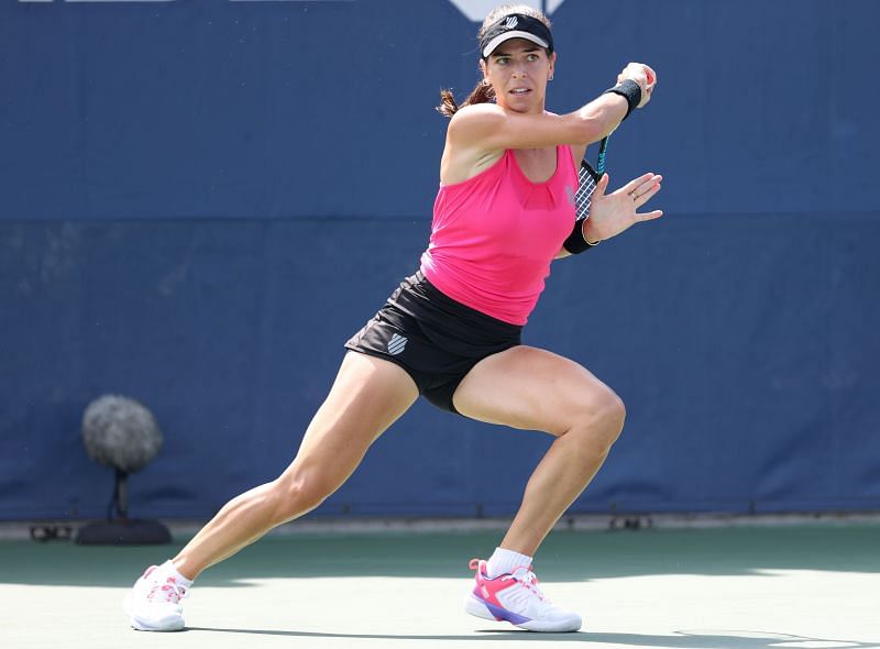 Ajla Tomljanovic at the 2021 US Open.