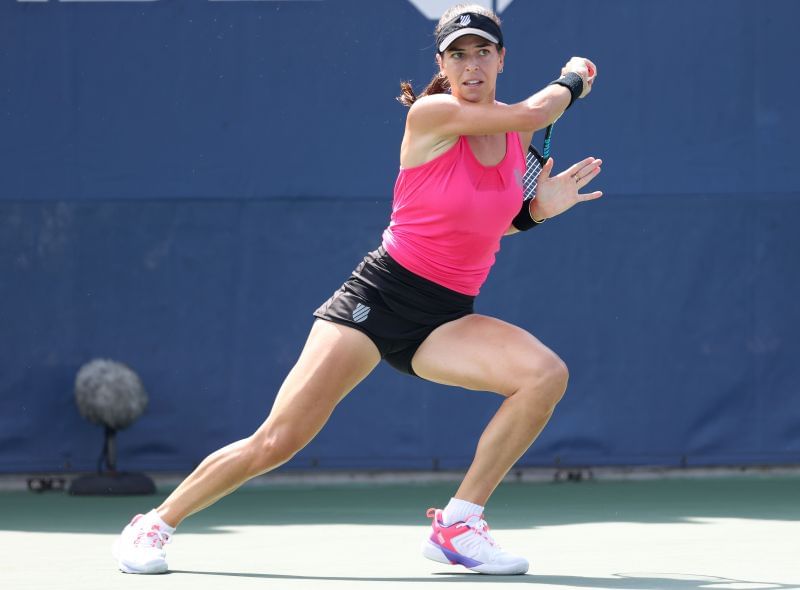 Ajla Tomljanovic at the 2021 US Open.