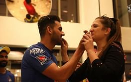 IPL 2021: [Watch] Deepak Chahar, Jaya Bhardwaj's grand celebrations with the CSK family after engagement
