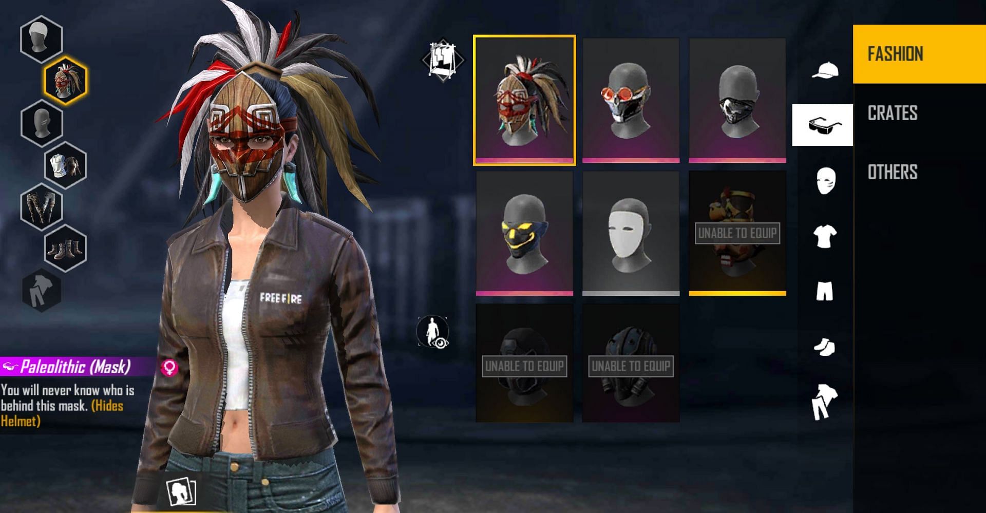 Alongside the mask, players will get a loot crate as well (Image via Fere Fire)