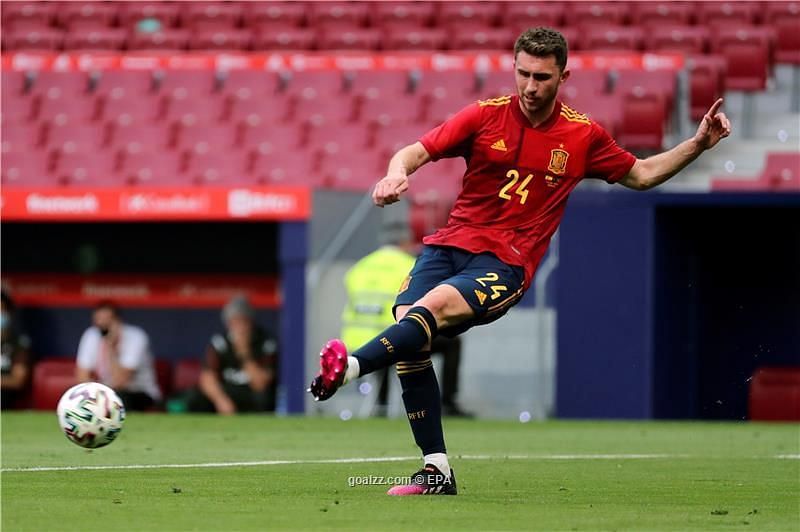 Aymeric Laporte will have his hands full against the fearsome French forward line.
