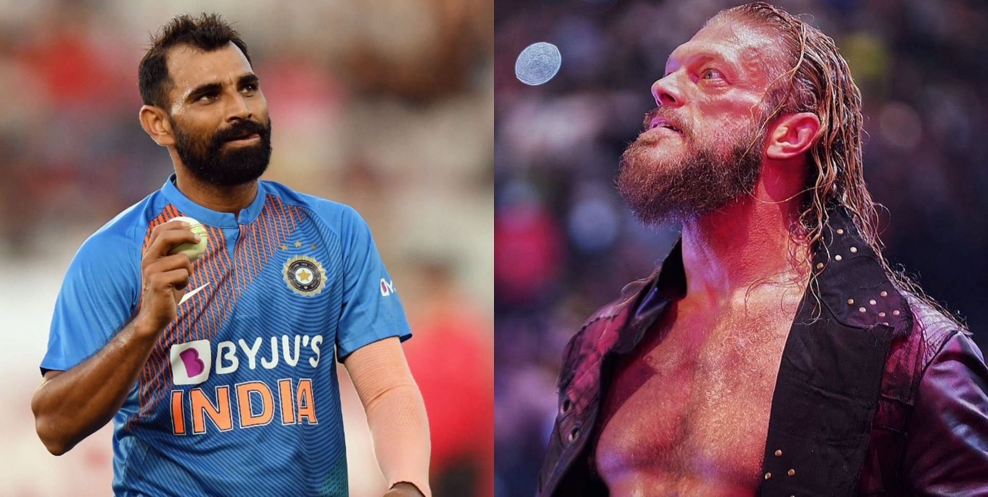 भारतीय गेंदबाजी मोहम्मद शमी और WWE दिग्गज ऐज